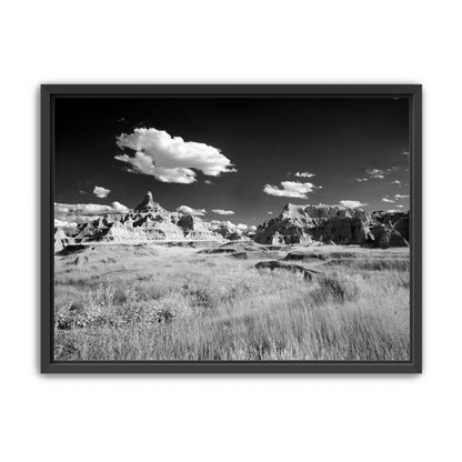 Badlands in Monochrome