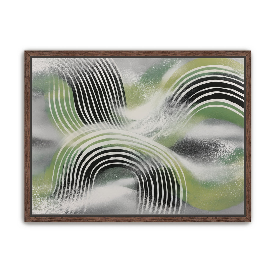 Stripes within the green haze