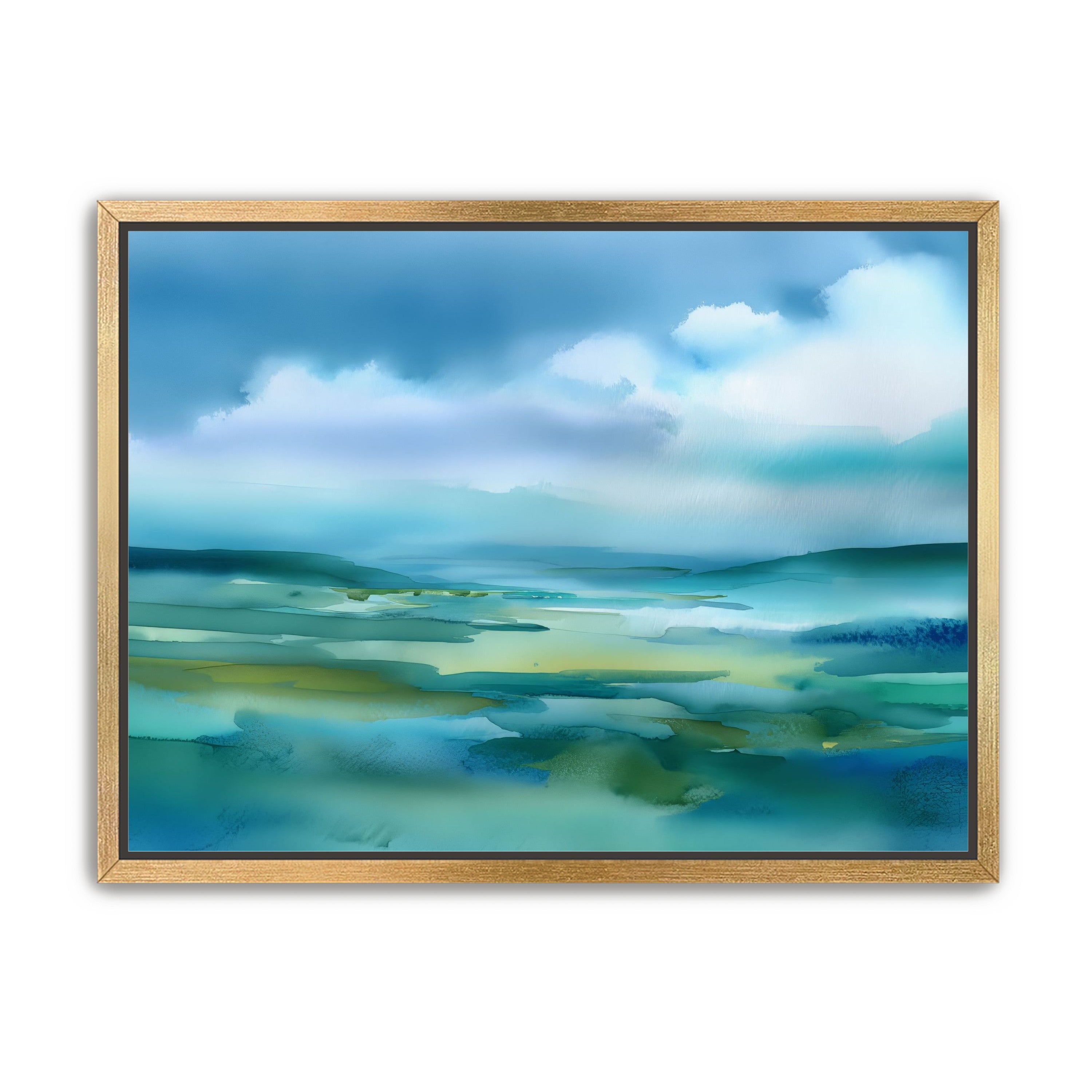 Teal Dissolving into Sky
