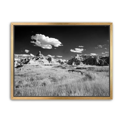 Badlands in Monochrome