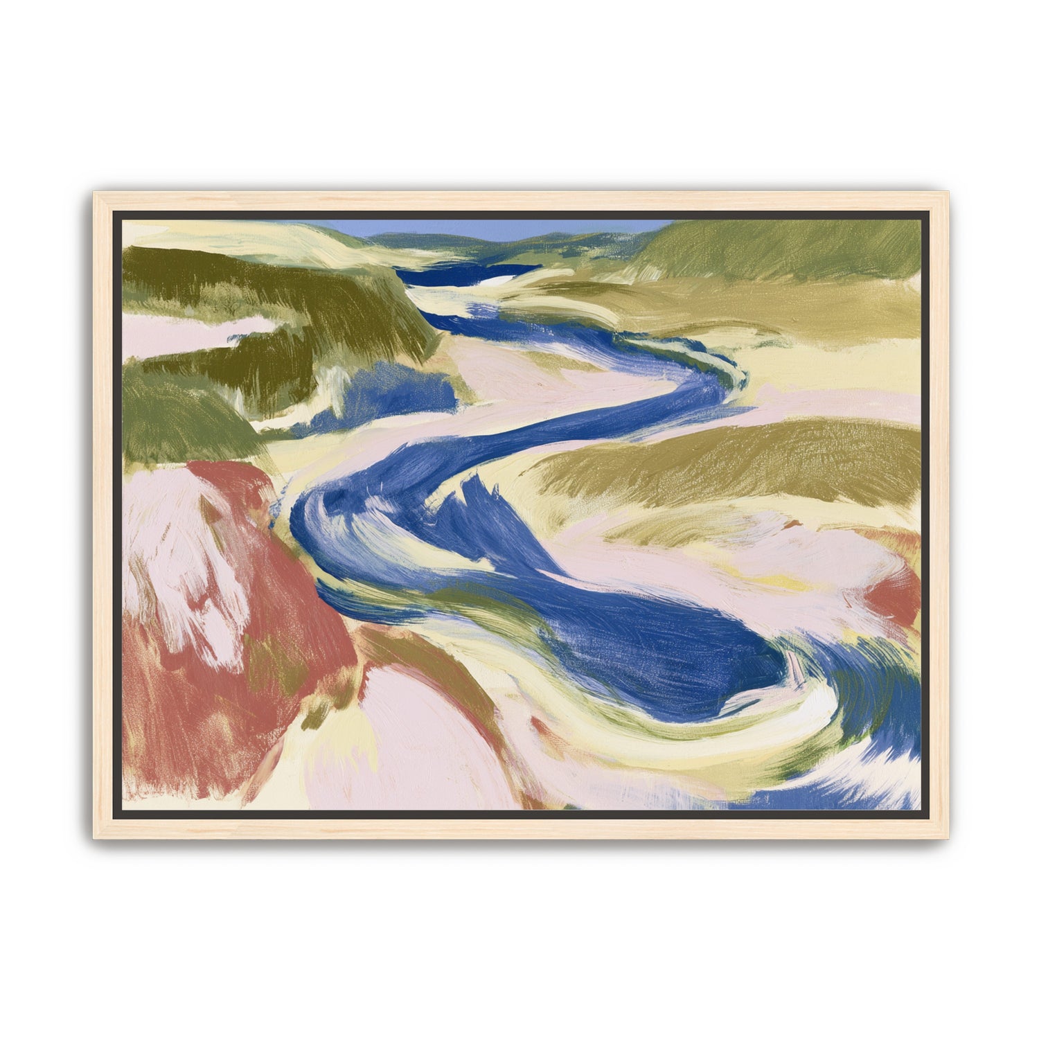 Blue bend through sandbars