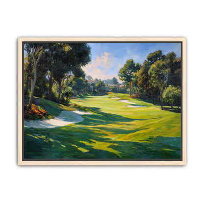 Ocean Haze Over Fairways