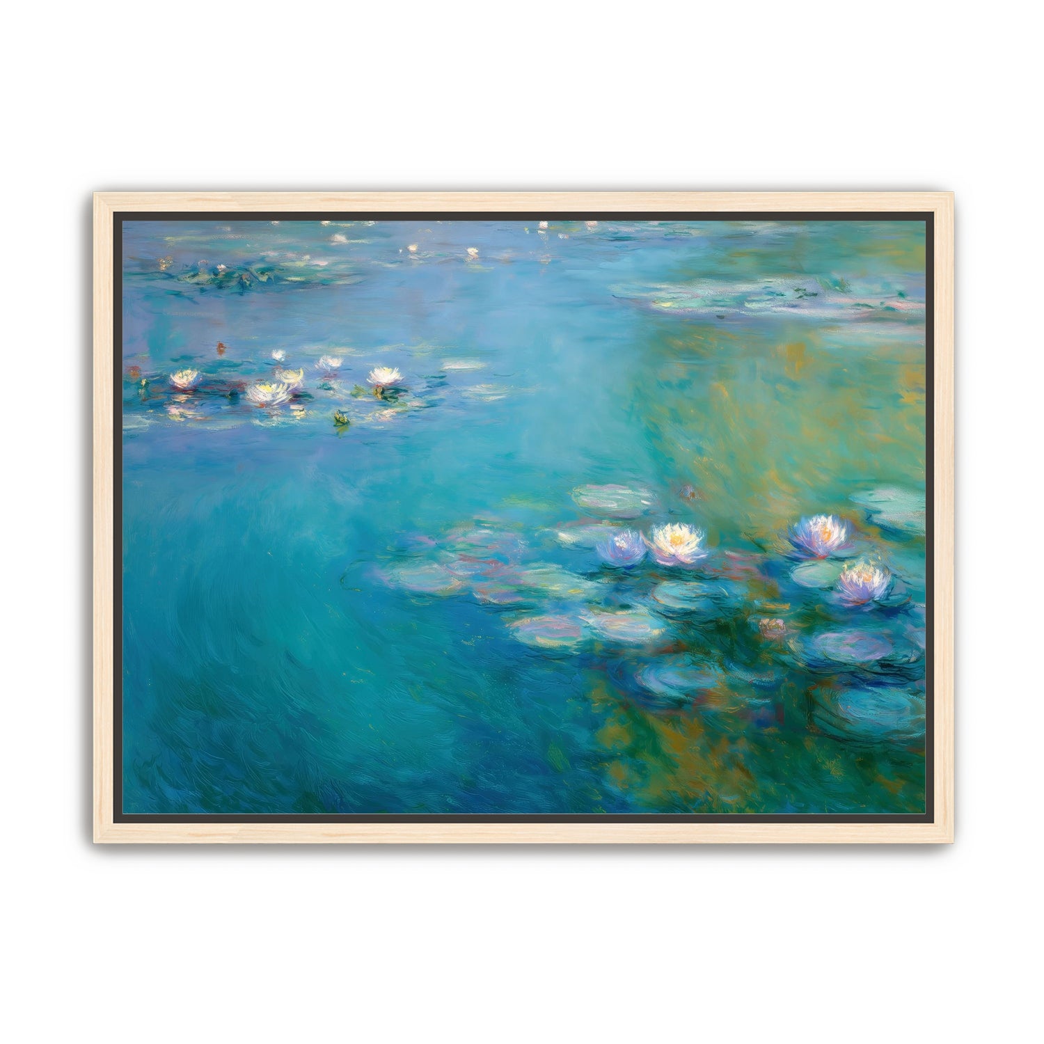 Still Water with Open Blossoms