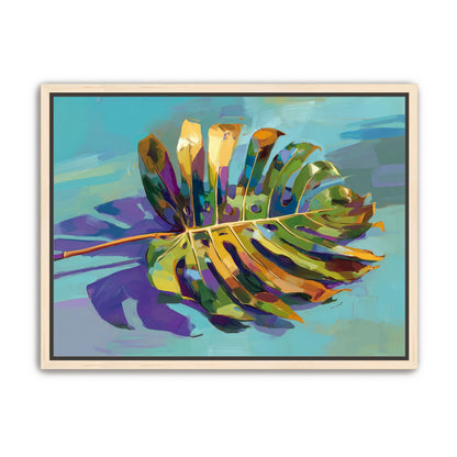 A Leaf Held in Color