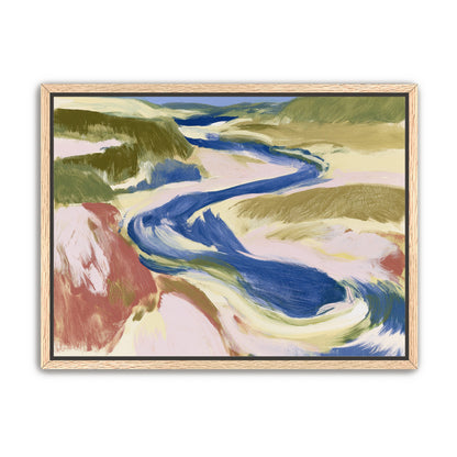Blue bend through sandbars