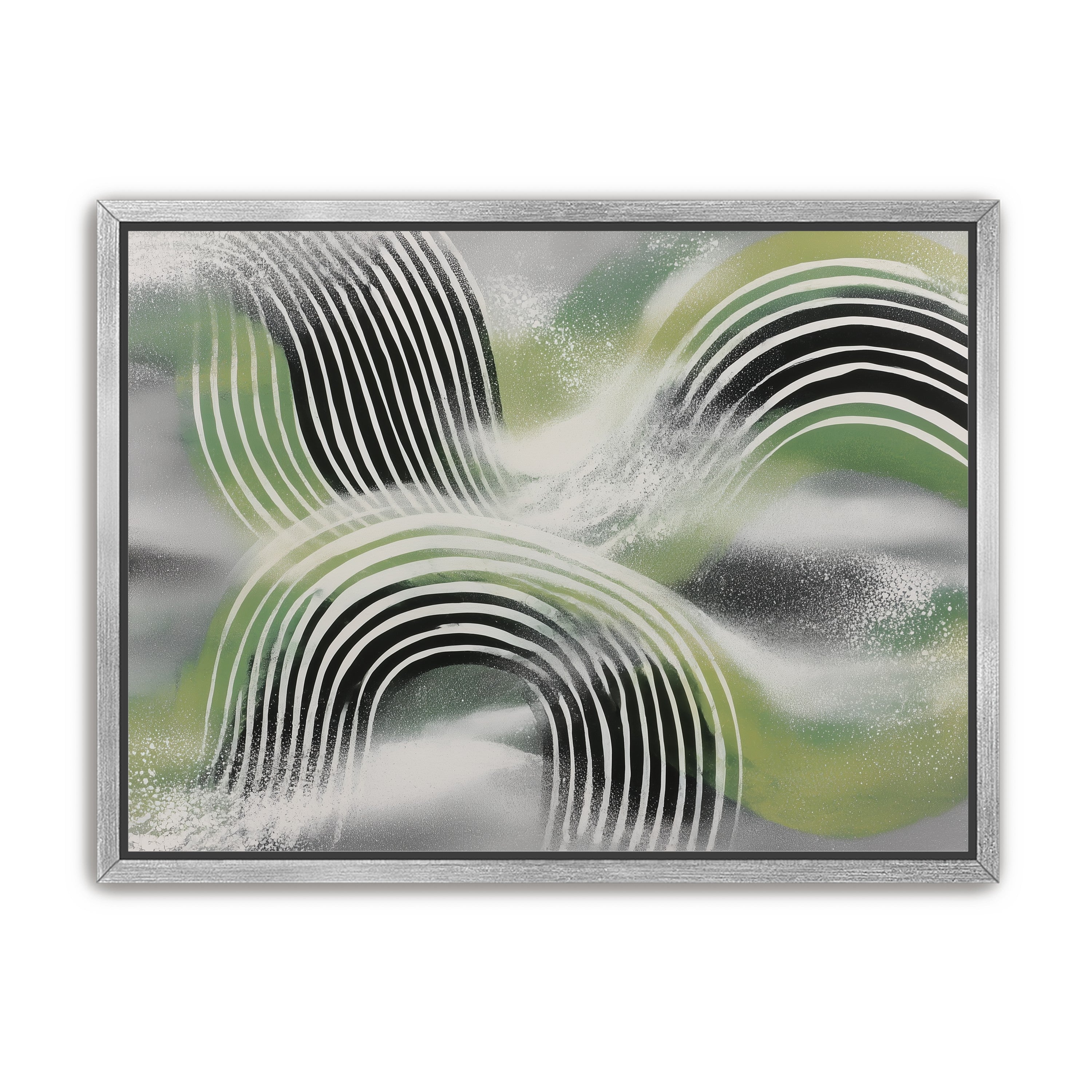 Stripes within the green haze