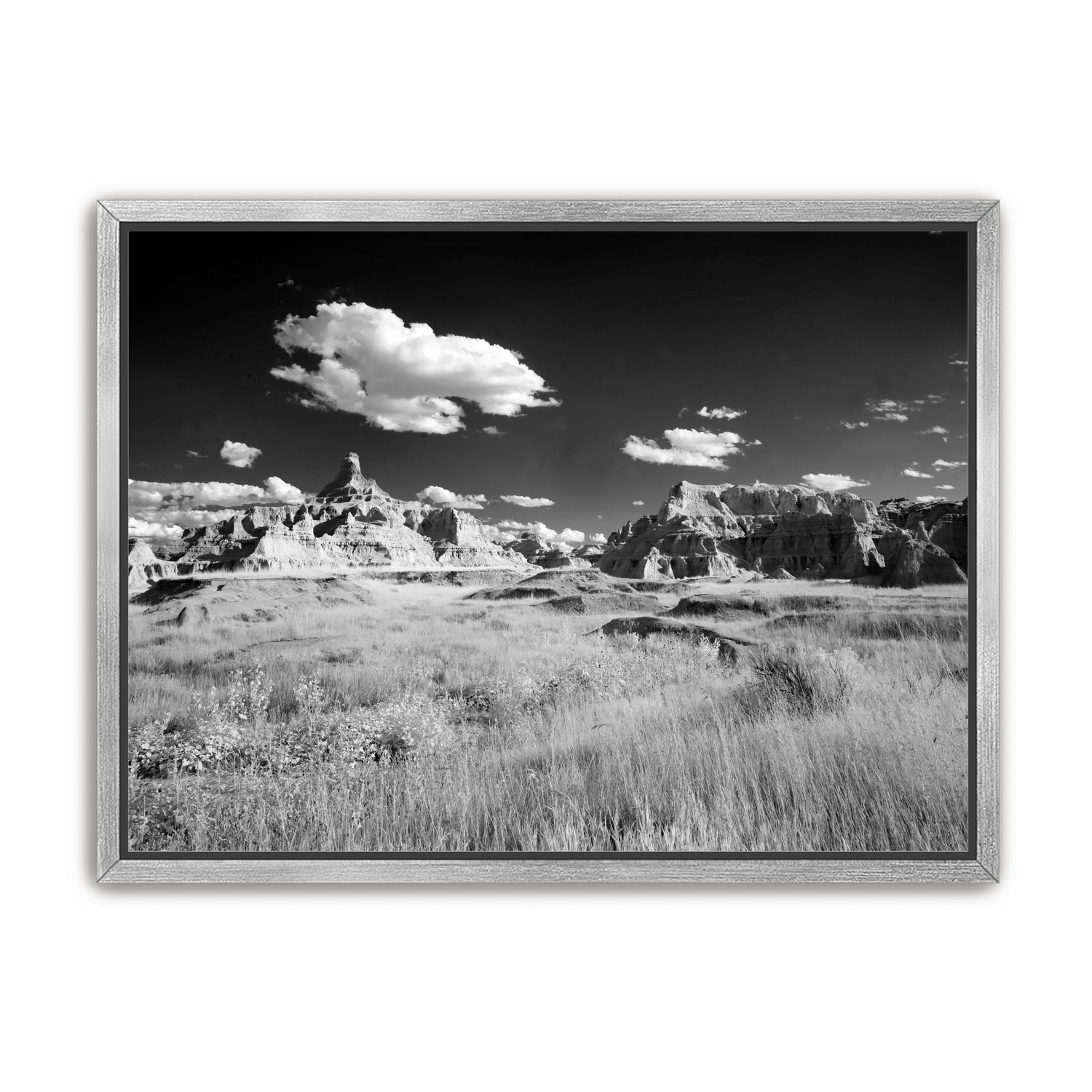 Badlands in Monochrome