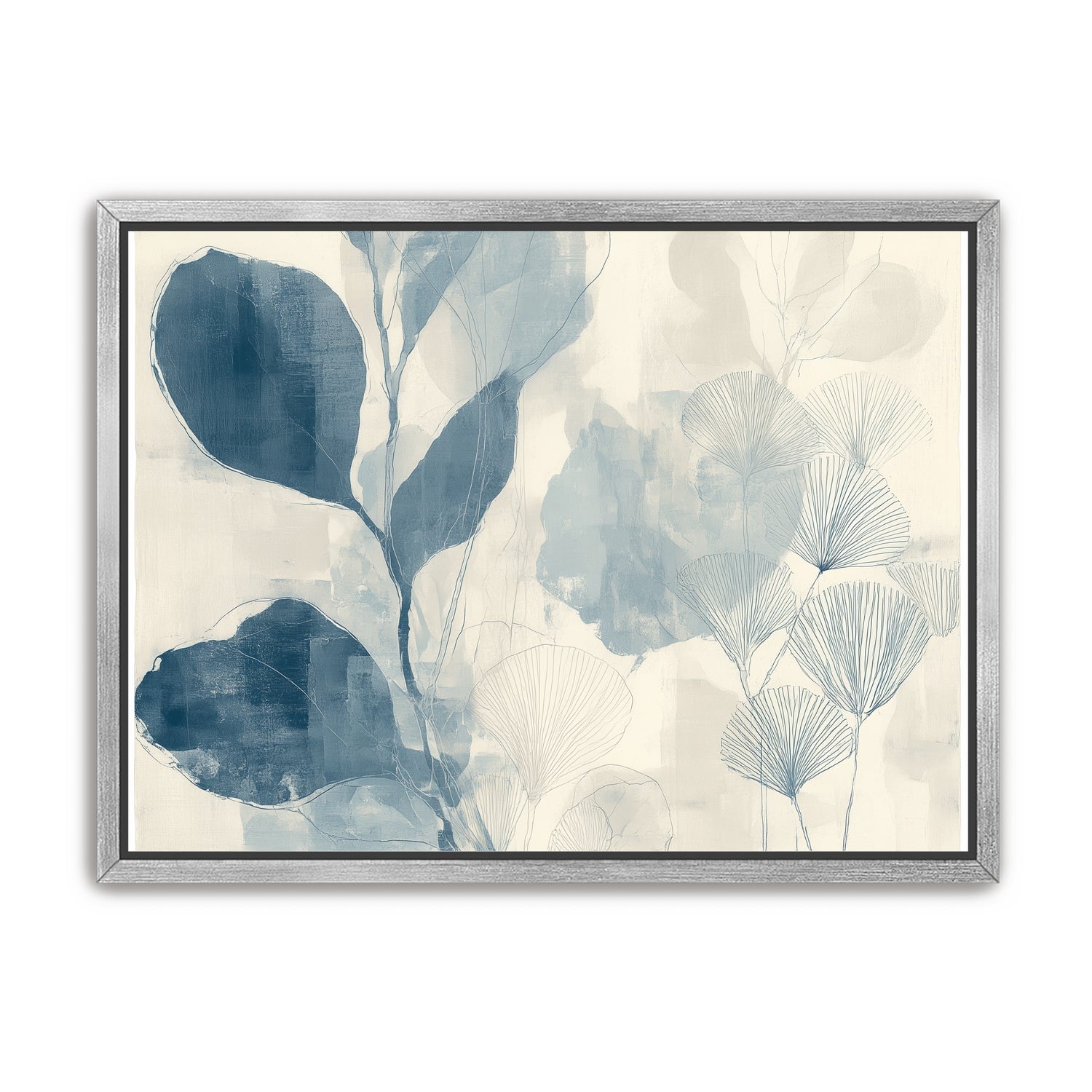 Pale leaves and fans