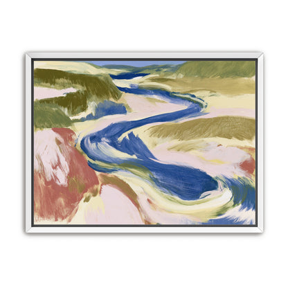 Blue bend through sandbars