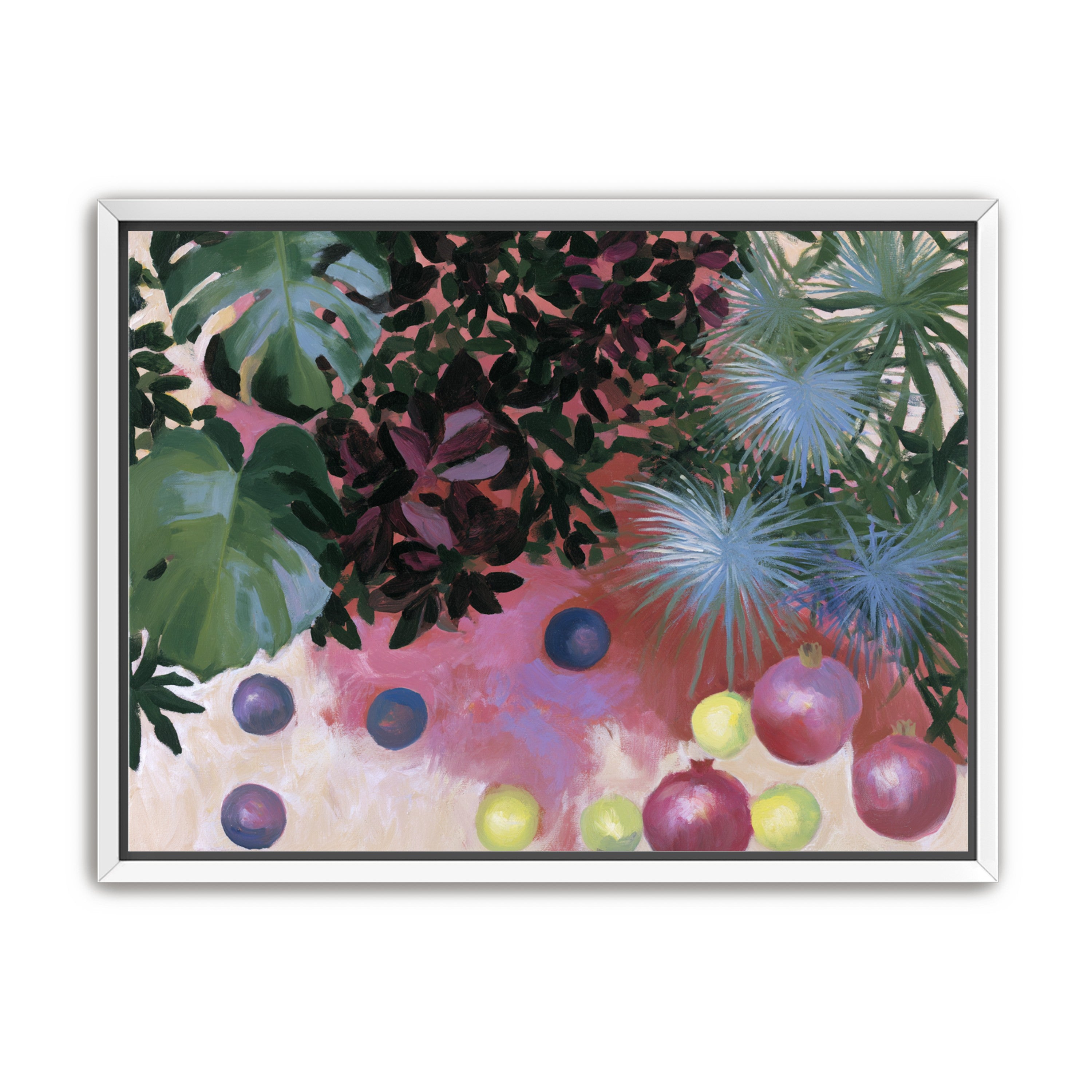 Fruit under heavy leaves