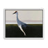 Crane with a red crown
