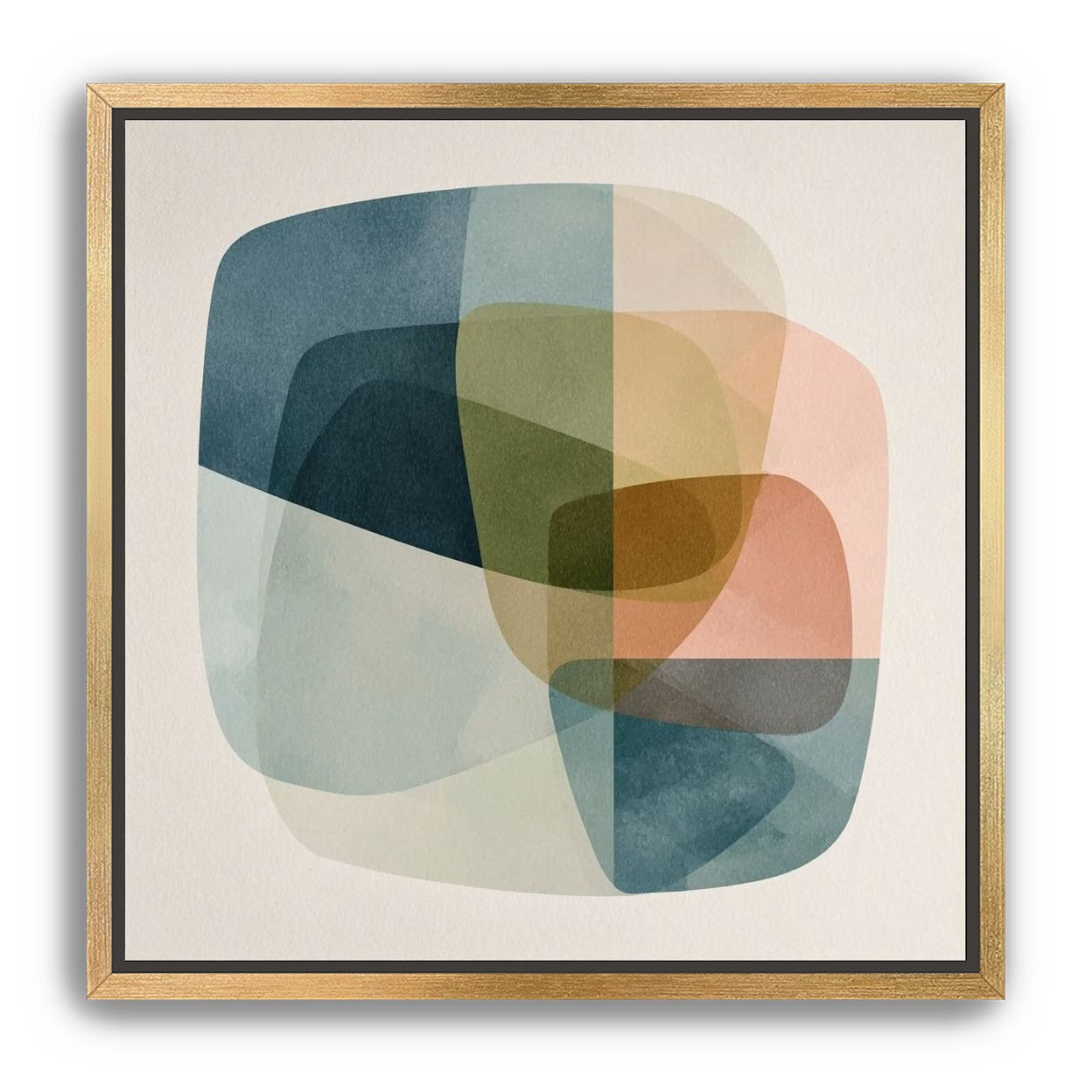 Muted layers within soft corners