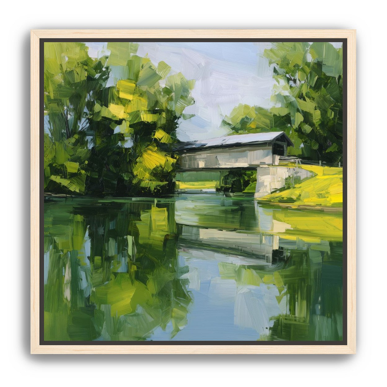Covered Bridge in Summer