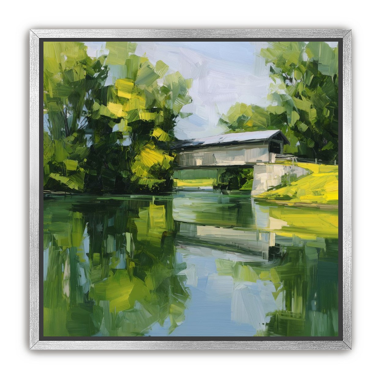 Covered Bridge in Summer