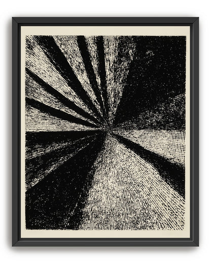 Black rays into grain