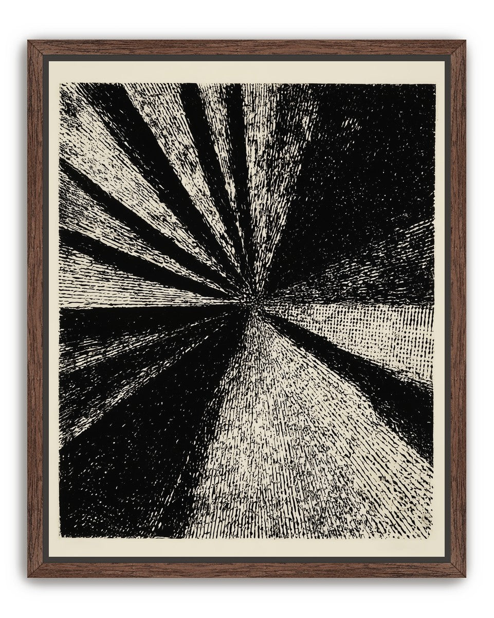 Black rays into grain