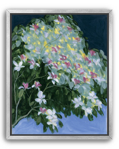 Blossoms across the night sky