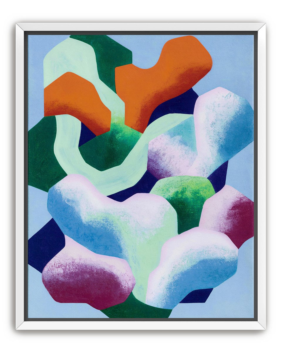 Soft edged color blocks