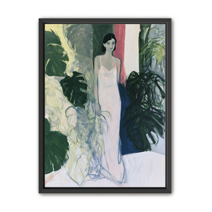 A woman among the leaves