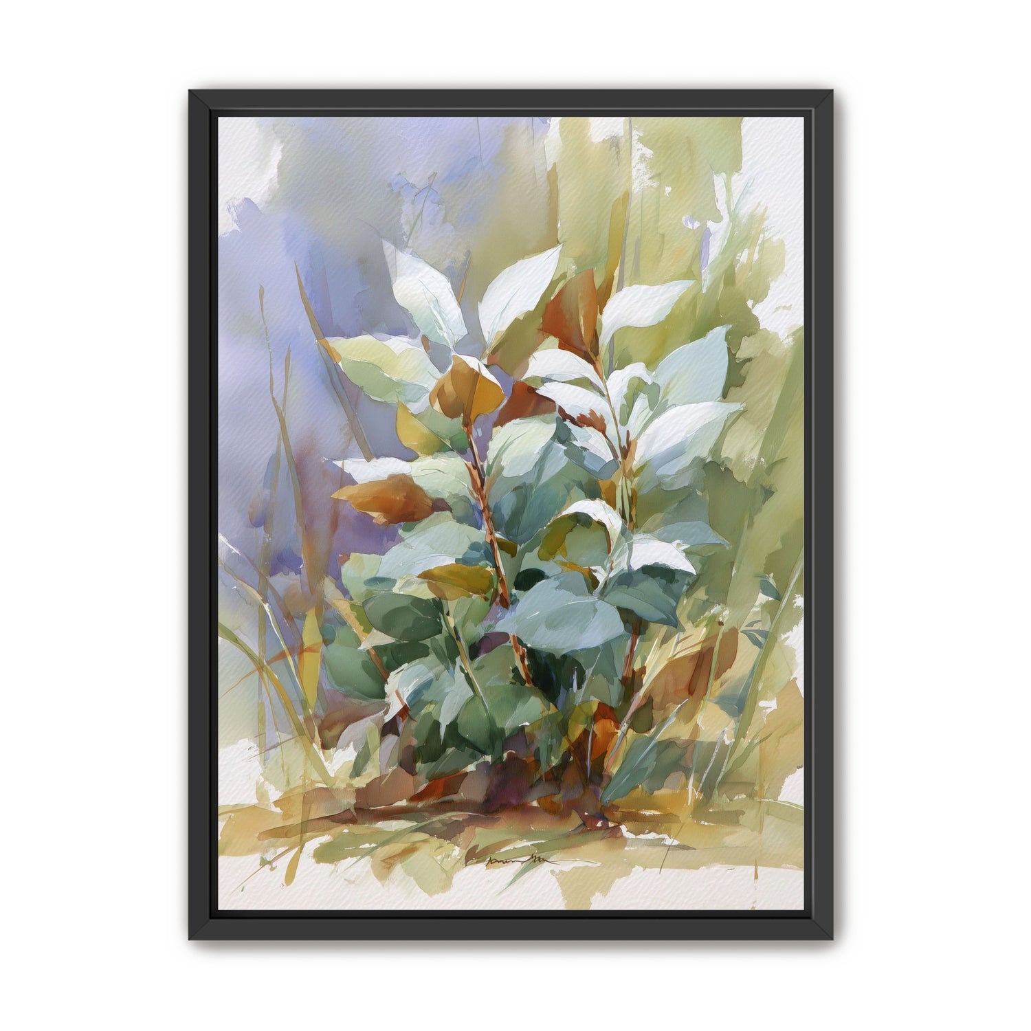 Layered Leaves in Soft Light