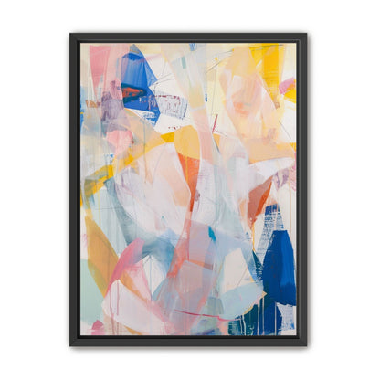 Translucent layers on canvas