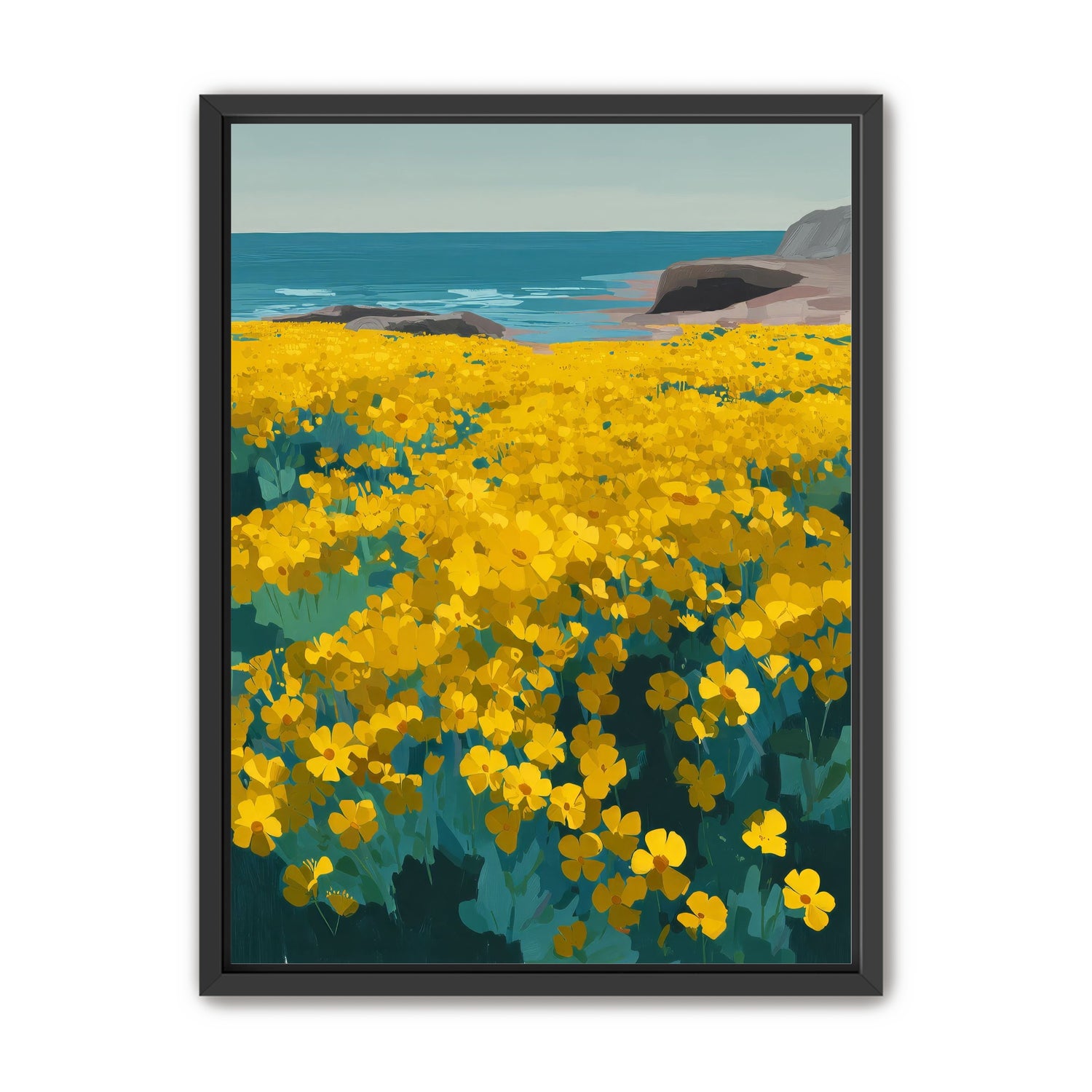 Yellow Coastal Wildflowers