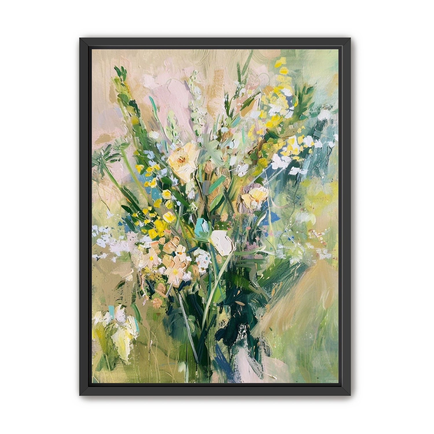 Wildflowers leaning into light