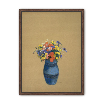 A quiet vase of wildflowers