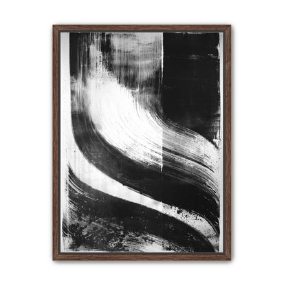 Scraped arcs in black ink