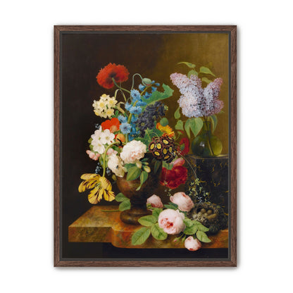 Fallen roses by the nest