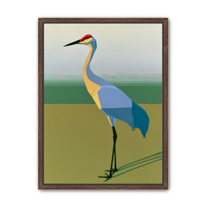 Still crane in flat light