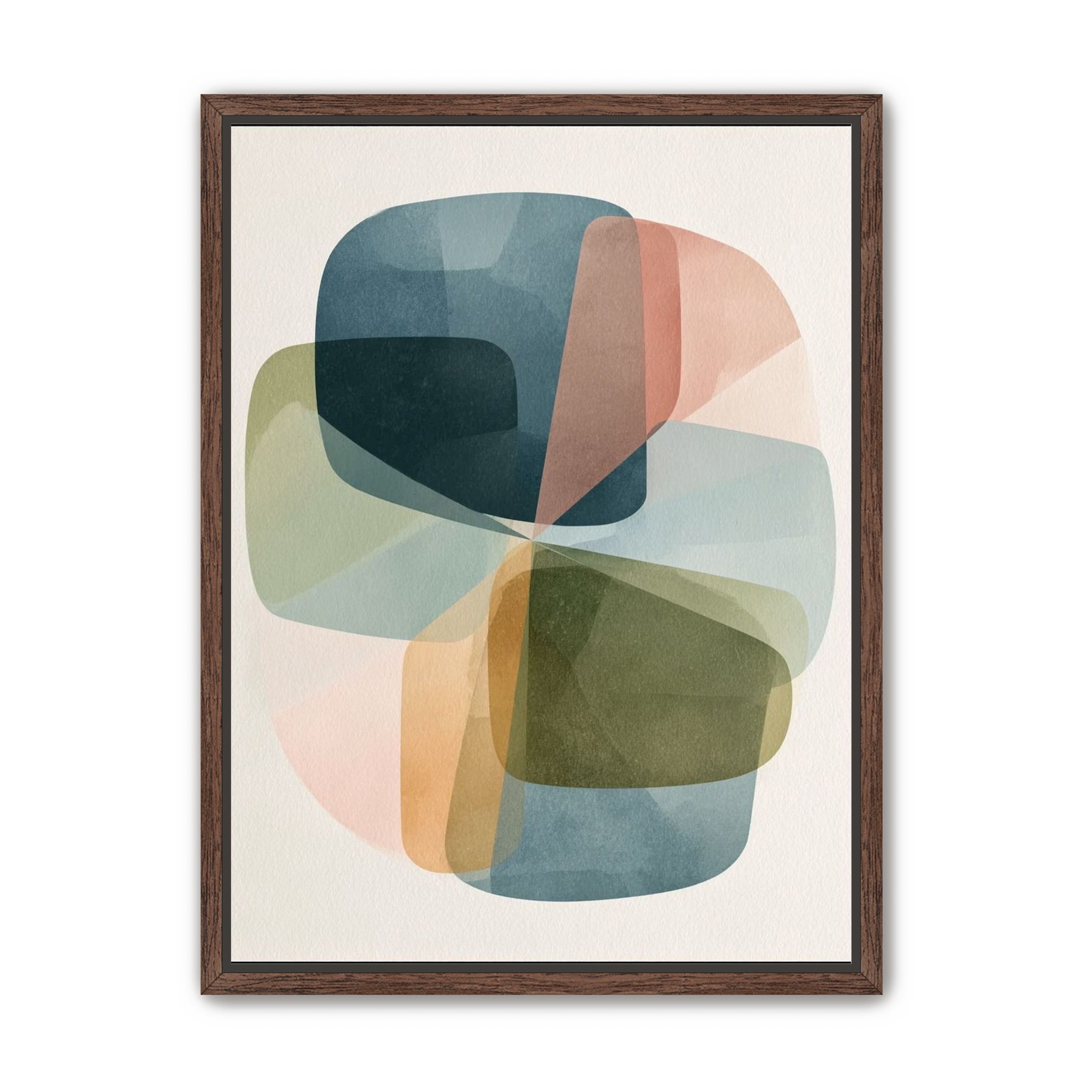 Teal turns through ochre