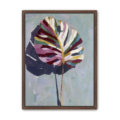 Leaf with Multicolored Veins