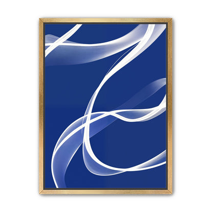 White Stroke on Blue 2