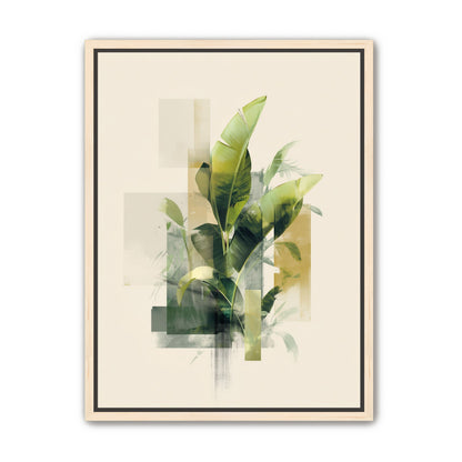 Leaves through quiet panels