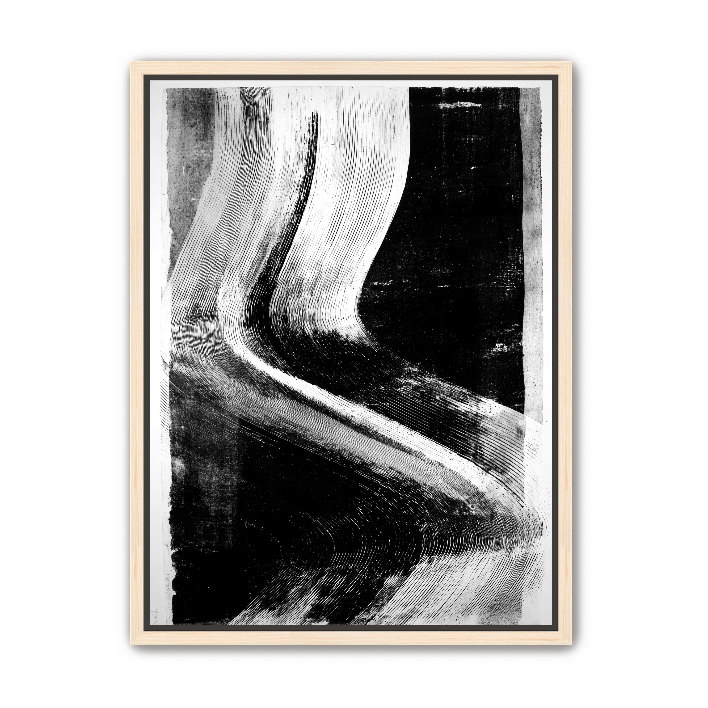 White sweep through black
