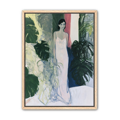 A woman among the leaves