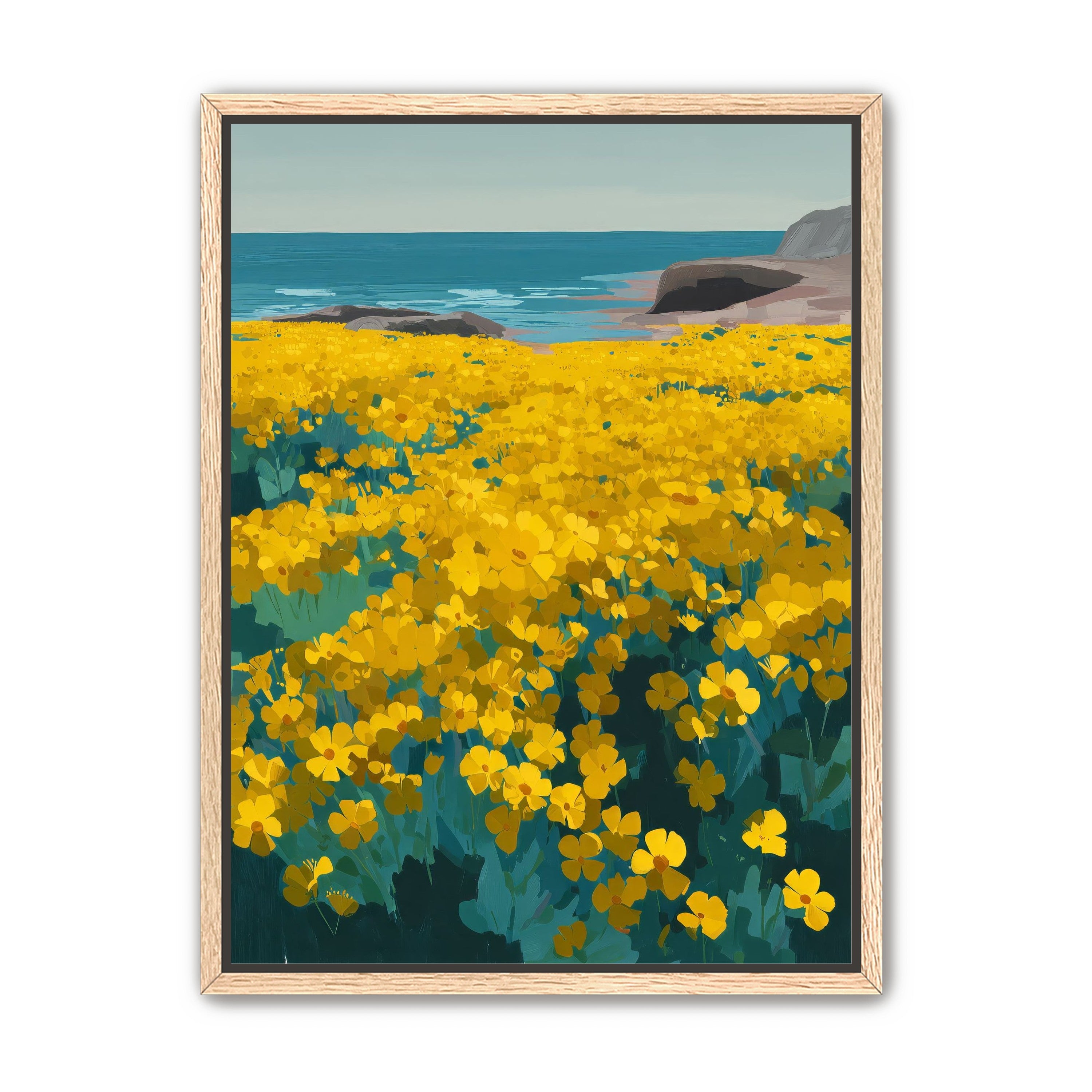 Yellow Coastal Wildflowers