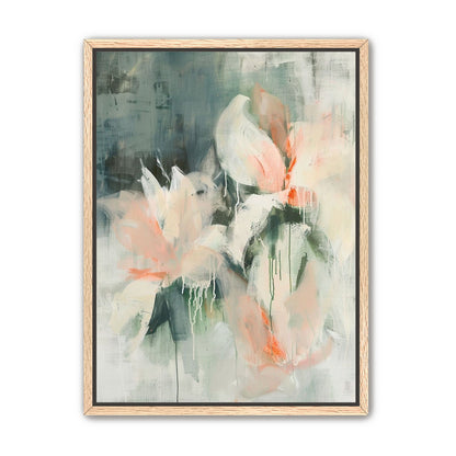 Drips on pale petals