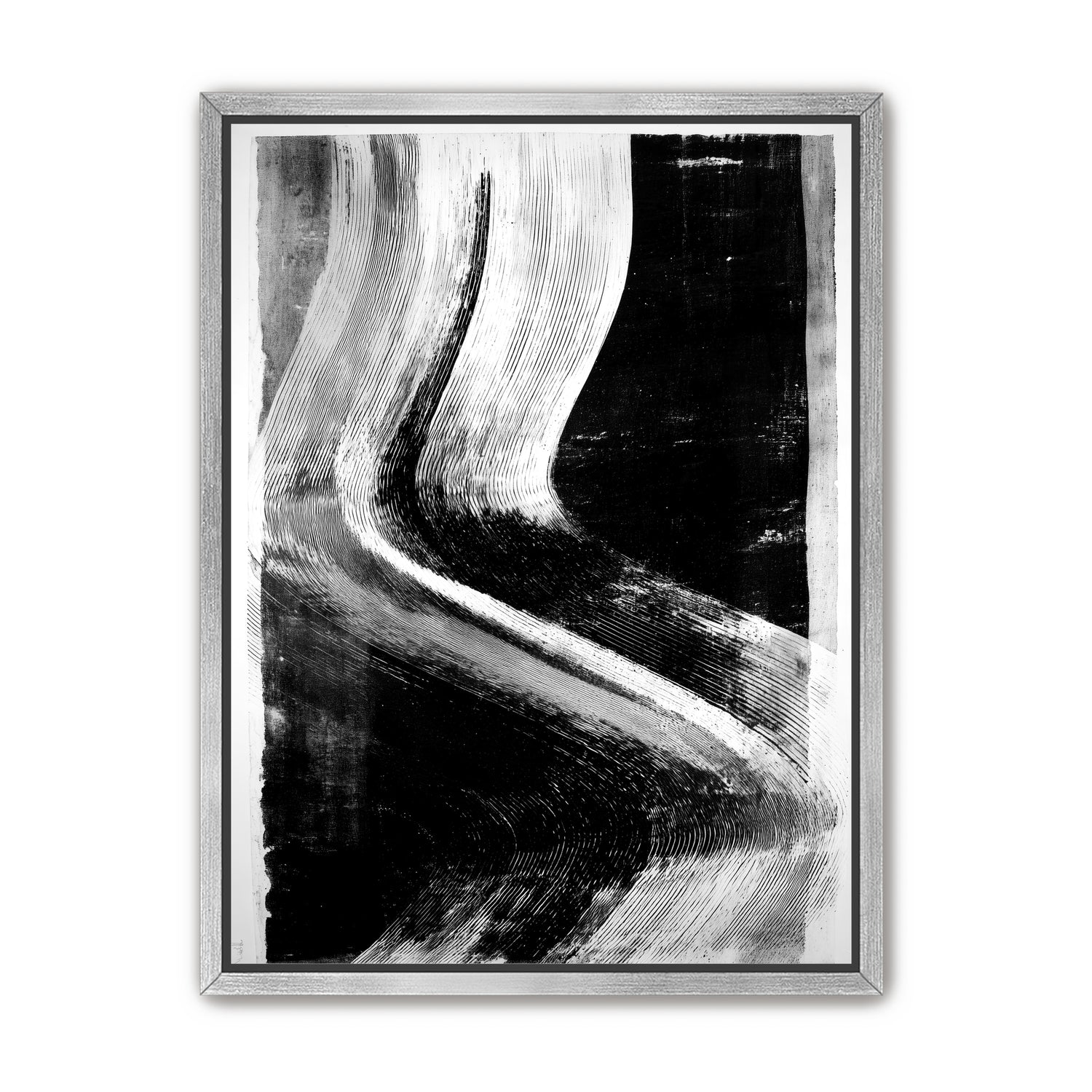 White sweep through black