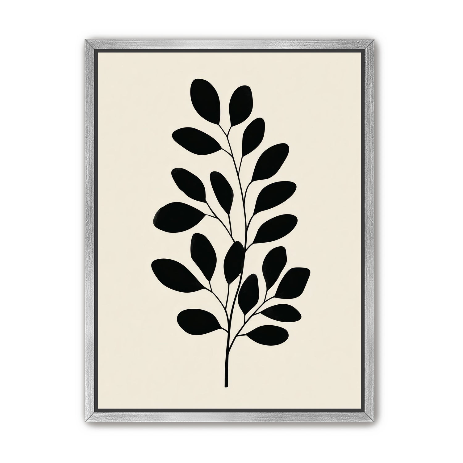 Plant Cutout on Cream