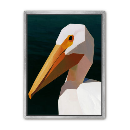 The beak cuts the dark