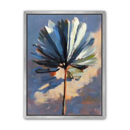 Veined Leaf in Thick Paint
