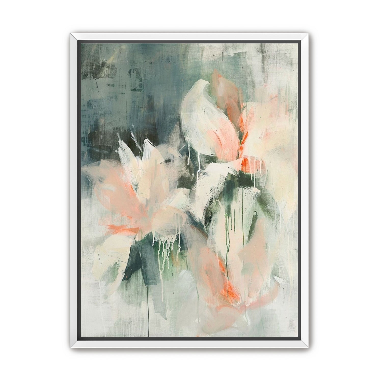 Drips on pale petals