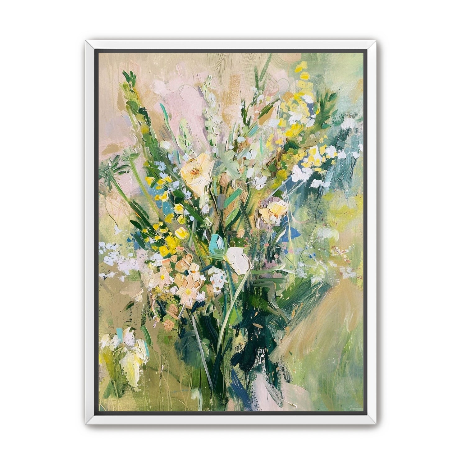 Wildflowers leaning into light