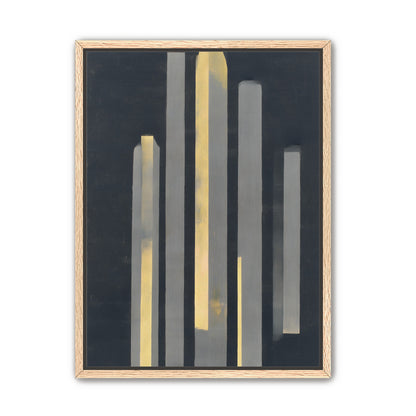 Yellow seeping through gray bars