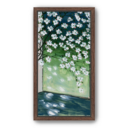 Blossoms at the windowpane