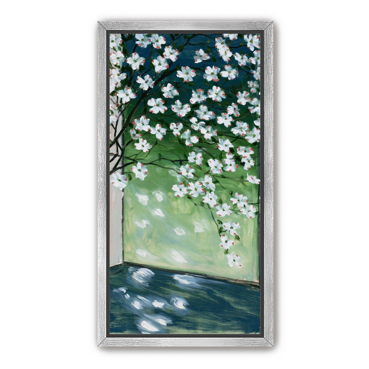 Blossoms at the windowpane