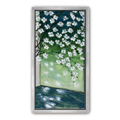 Blossoms at the windowpane