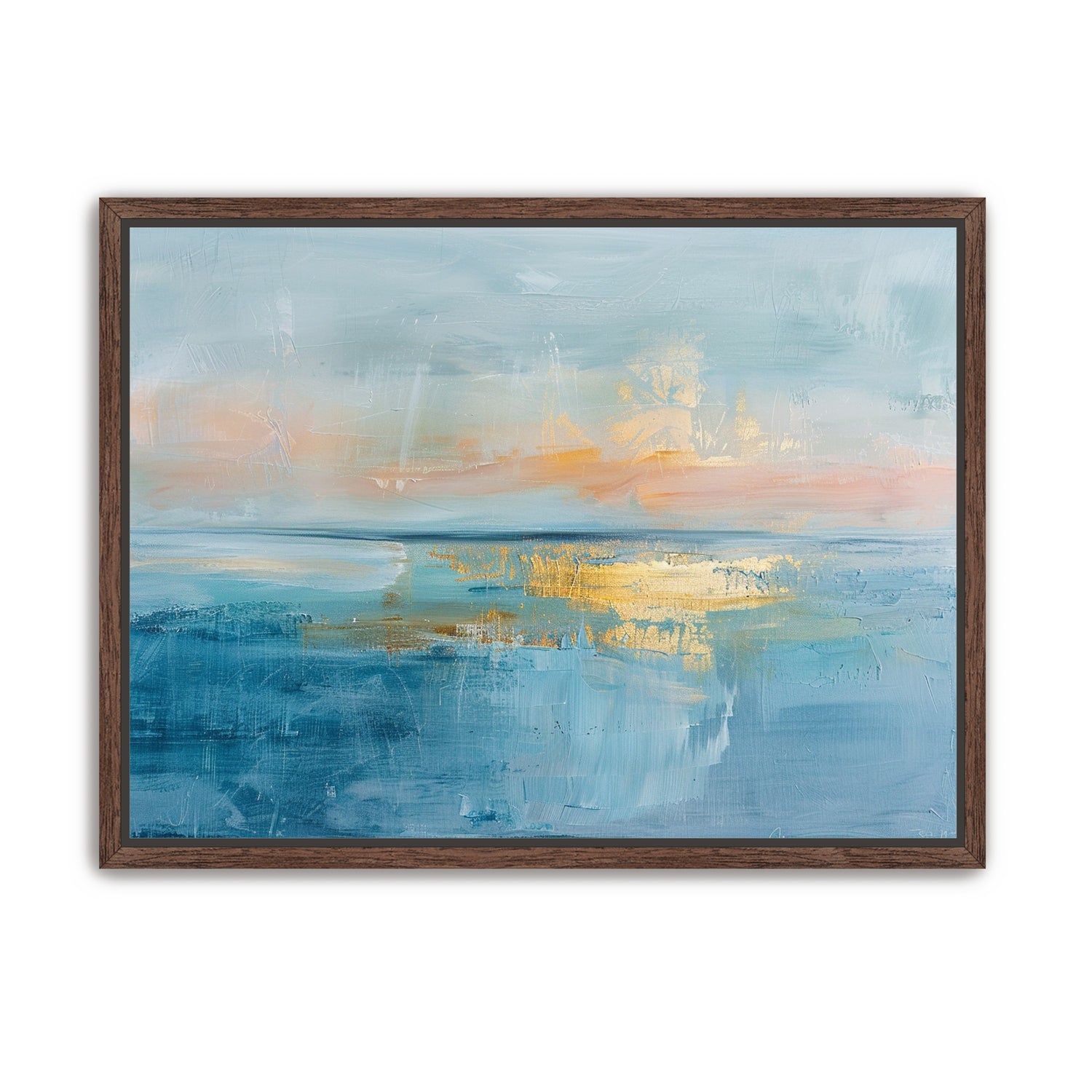 Gold light on quiet water